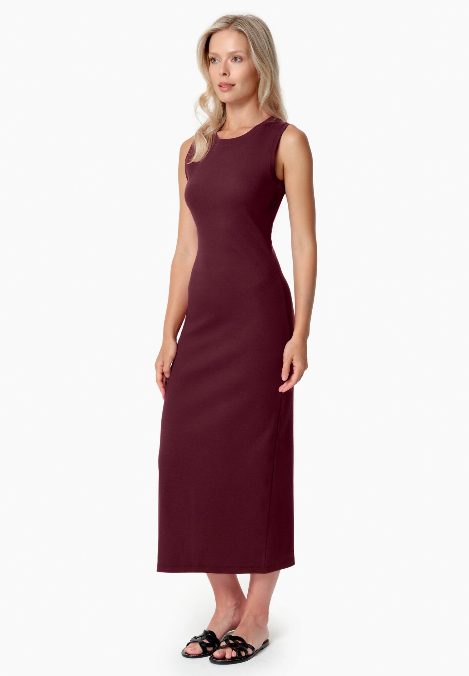 Durru Jurk Bordeaux