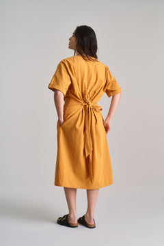 Dusk Organic Cotton Dress Orange