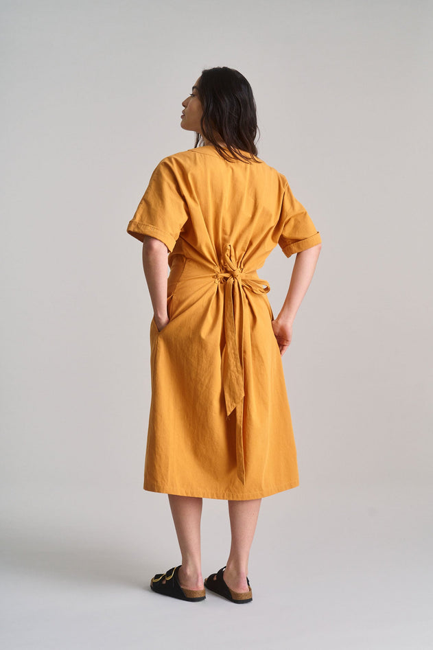Dusk Organic Cotton Dress Orange