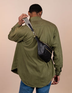 Drew Bum Bag Soft Grain Leather Black