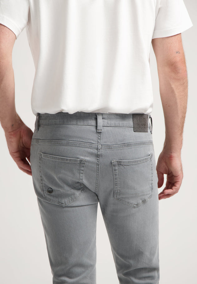 Rick Mid Slim Jeans Lichtgrijs