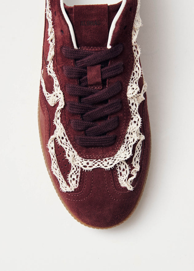 Tb.490 Crochet Burgundy Leather Sneakers