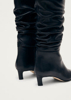 Kalila Leather Boots Black