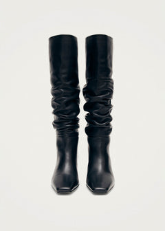 Kalila Leather Boots Black