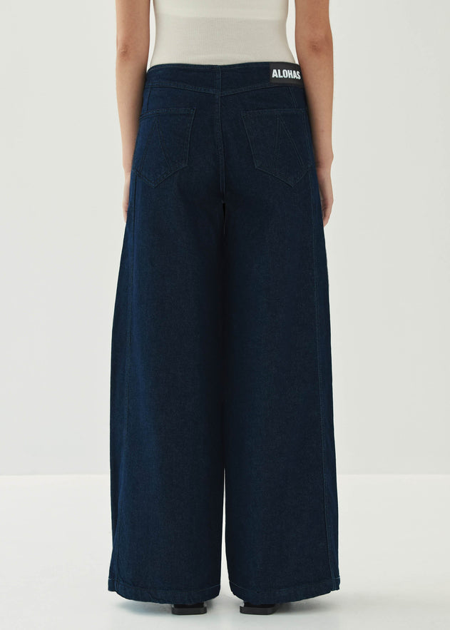 Magda Indigo Denim Trousers