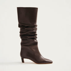 Kalila Leather Boots Brown