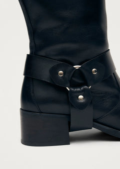 Rocky Leather Boots Black