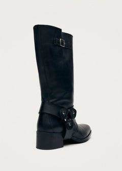 Rocky Leather Boots Black