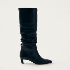 Kalila Leather Boots Black