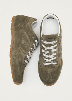 Tb.56 Leather Sneakers Suede Khaki