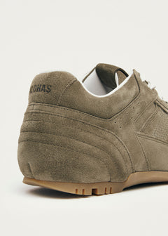 Tb.56 Leather Sneakers Suede Khaki