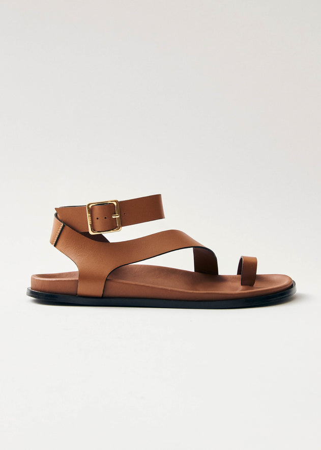 Myles Leather Sandals Brown