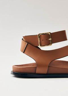 Myles Leather Sandals Brown