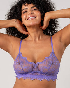 Lace Balconette Electric Lilac