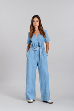 Elouise Jumpsuit Light Wash