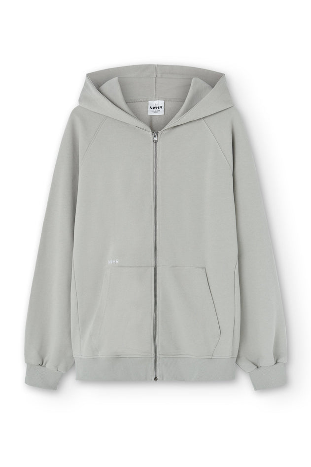 The Eye Zipper Hoodie Grey