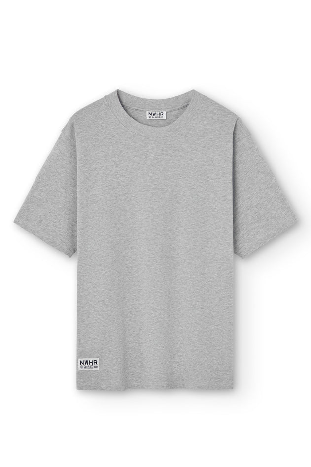 Label T-Shirt Grey