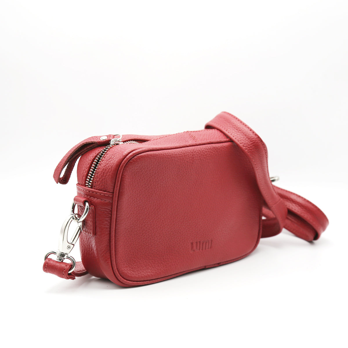 East-West Crossbody Cherry