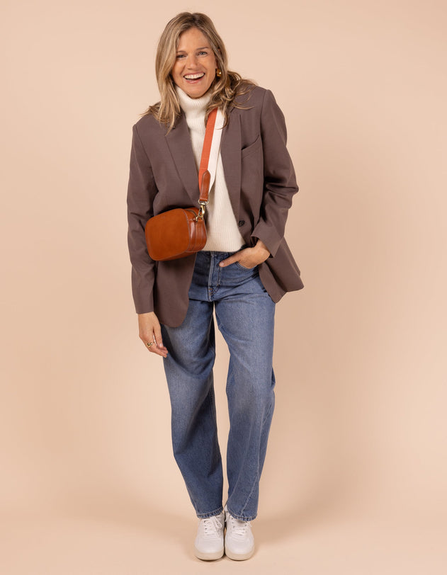 Maya Tas Cognac