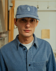 Denim Floppy Cap Blue