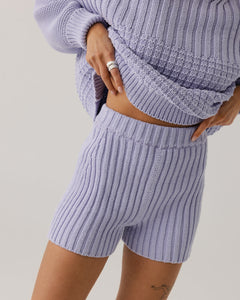 Pilnatis Cotton Shorts Lilac