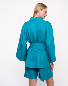 Kimono Petrol Blue