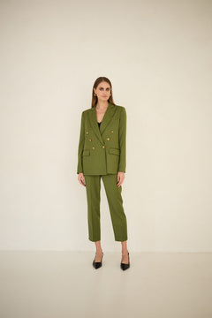 Double-breasted Jacket Olive