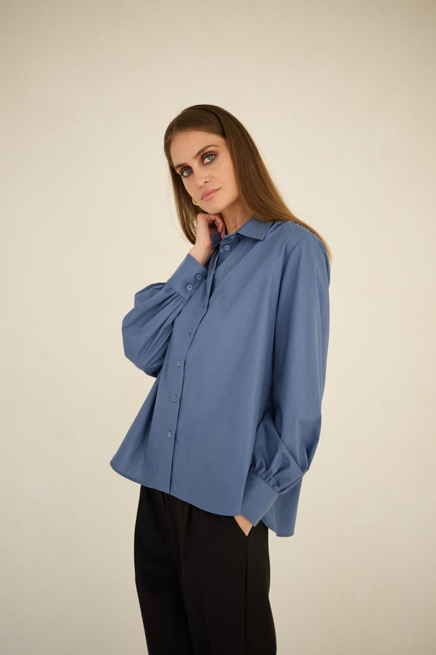 Noel Blouse Blauw