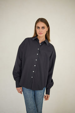 Classic Oversized Shirt Black