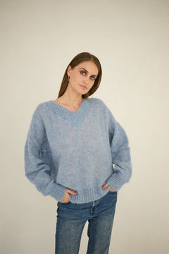 Mohair Sweater Blue