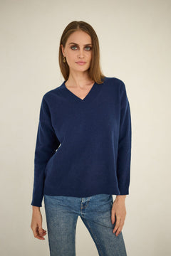 Cashmere Sweater Navy Blue