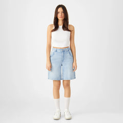 Blinky Soft Denim Shorts Light Blue