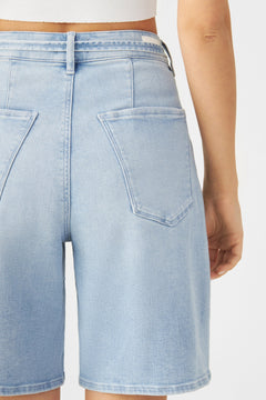 Blinky Soft Denim Shorts Light Blue