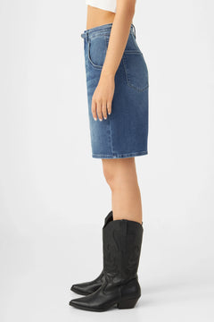 Blinky Soft Denim Shorts Vintage Blue
