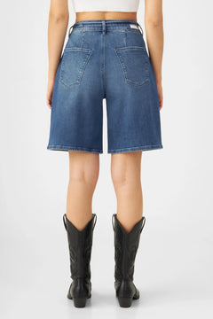 Blinky Soft Denim Shorts Vintage Blue