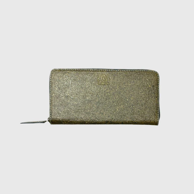 Kochi Coconut Leather Long Zip Wallet