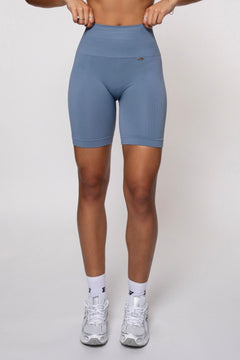 Flow Biker Shorts Steel Blue