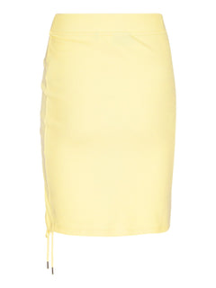 Crest Ribbed Adjustable Skirt Mellow Yellow