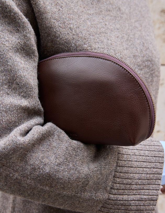 Make-up tas Medium Chocoladebruin