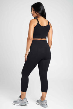 Flow Leggings Capri Black