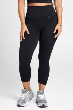 Flow Leggings Capri Black