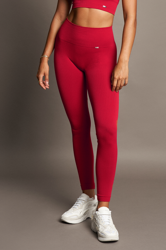 Flow Leggings Red