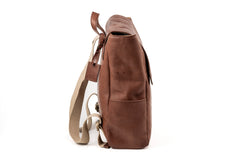 Boston Leren Rugzak Tobacco