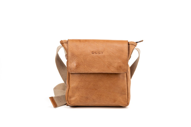 Leather Messenger Park Avenue Collection Light Brown