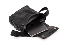 Leather Messenger Park Avenue Collection Black