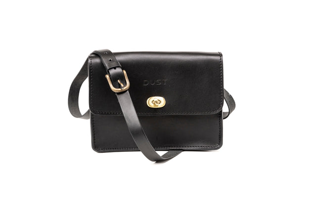 Santa Fe Leren Crossbodytas Zwart