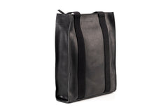 Leather Tote Manhattan Collection Black