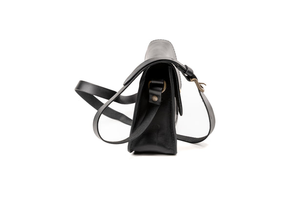 Santa Fe Leren Crossbodytas Zwart