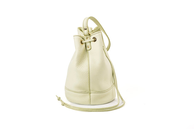 Chelsea Leren Bucket Tas Pistachio