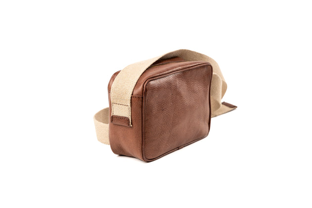 Sausalito Leren Crossbodytas Tobacco